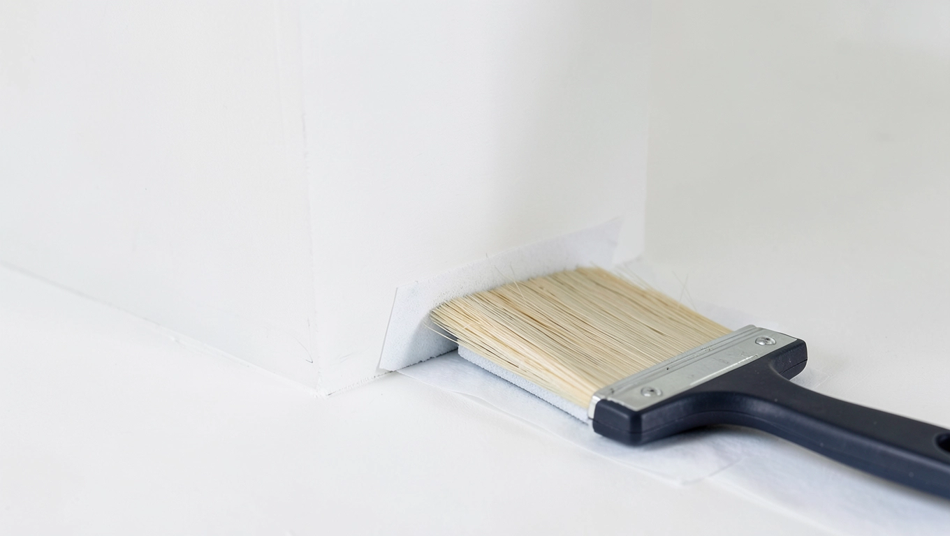 czym malować rogi ścian