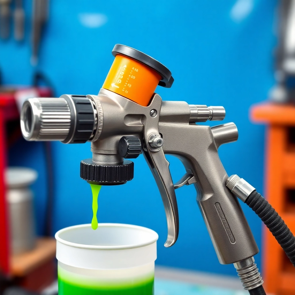 Jak ustawić pistolet do malowania samochodu