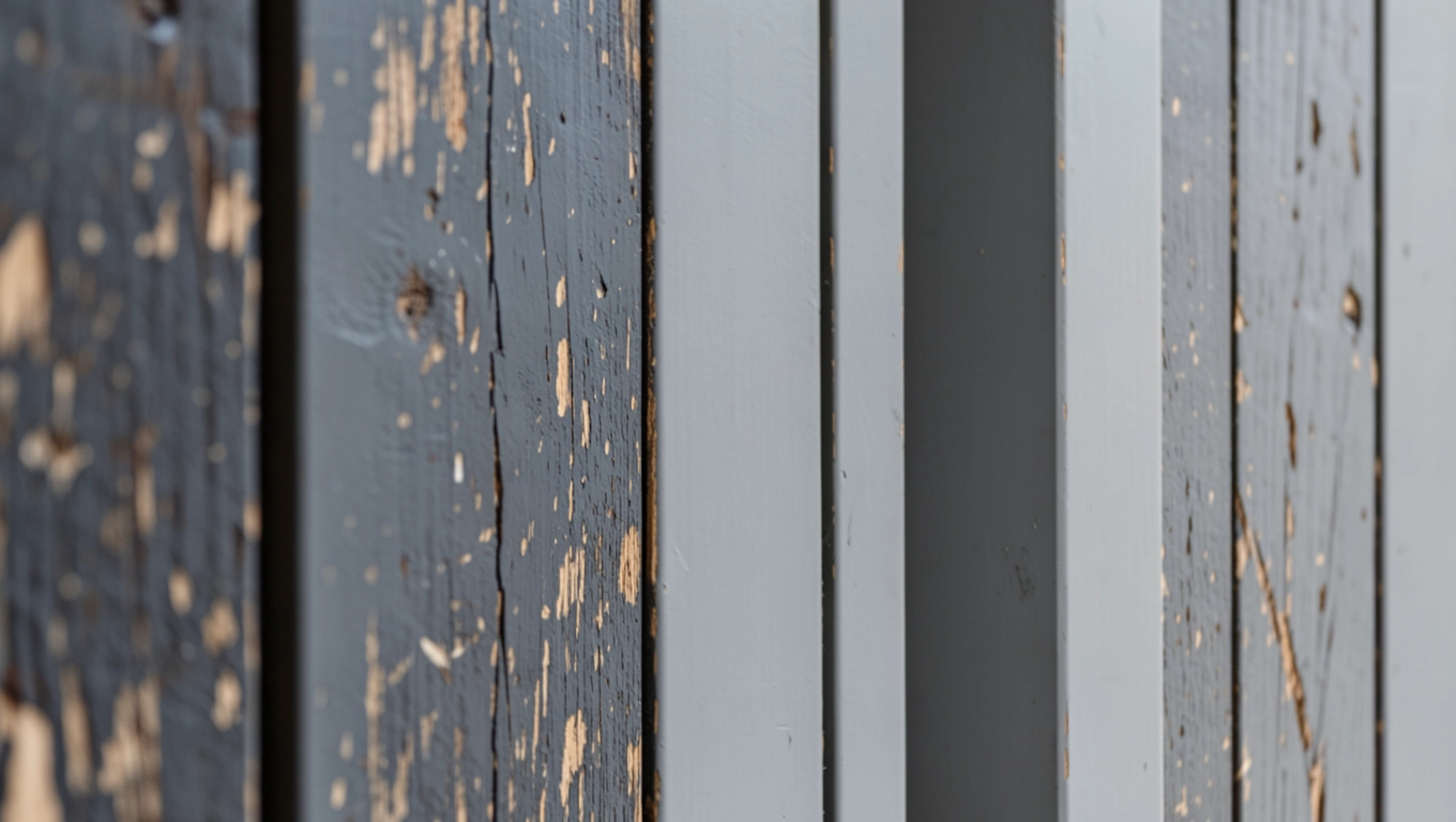 malowanie boazerii na szaro