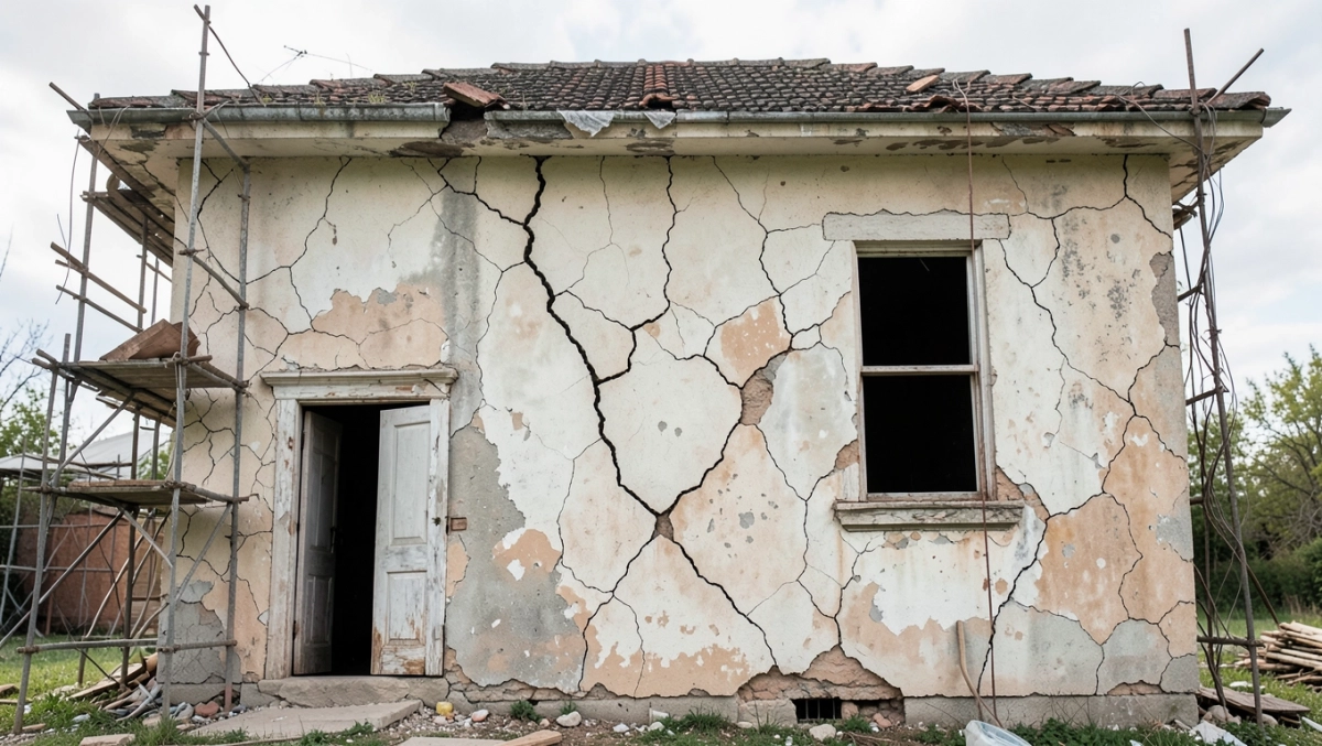 Malowanie elewacji zamiast tynku