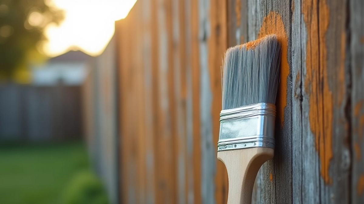 Malowanie ogrodzenia pędzlem cena