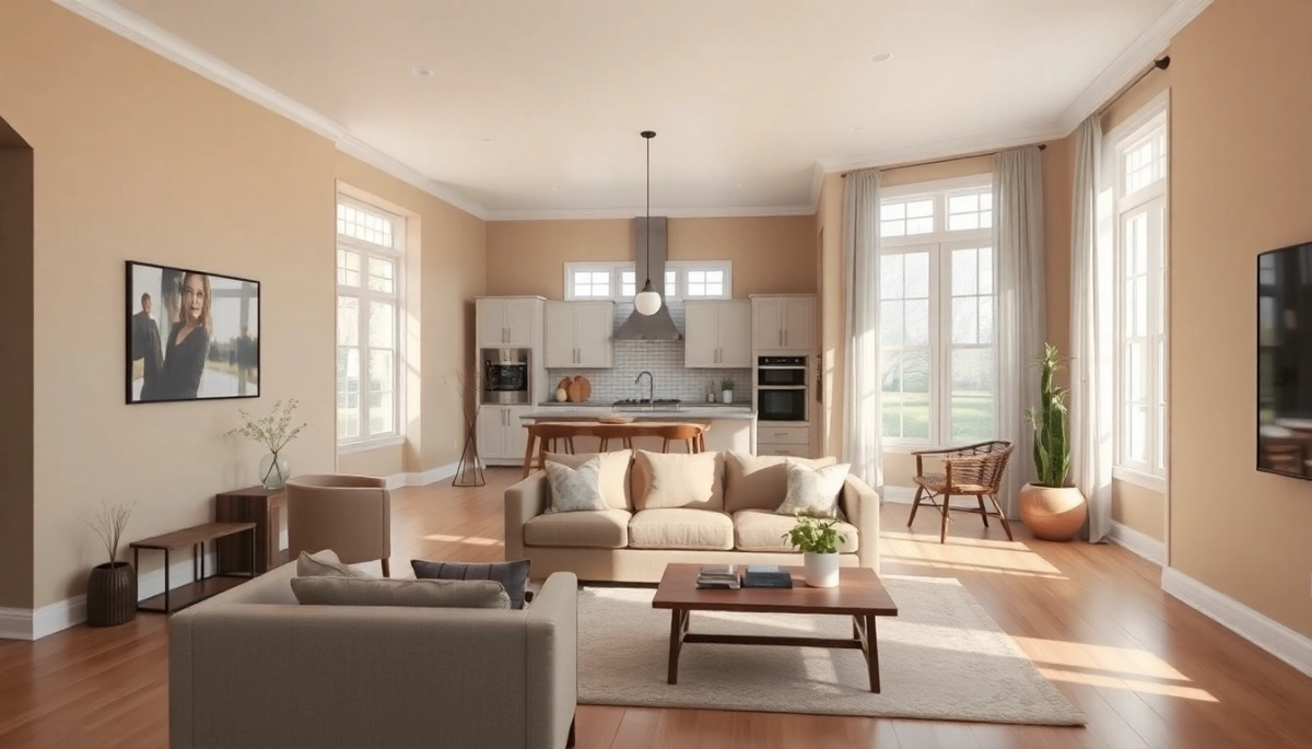 Na jaki kolor pomalować salon z aneksem