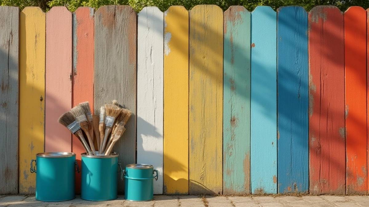 Najlepsza farba do malowania płotu drewnianego