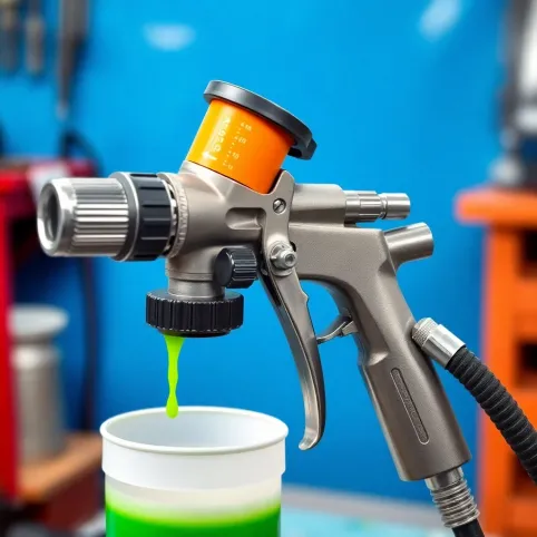 Jak ustawić pistolet do malowania samochodu