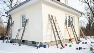 malowanie elewacji zimą